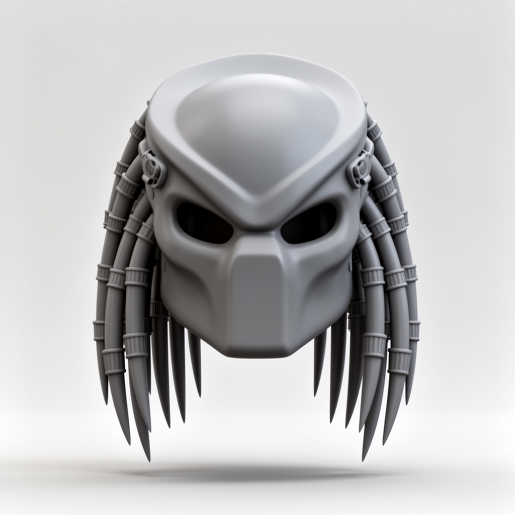 Predator Mask Sculpture free 3D printable STL