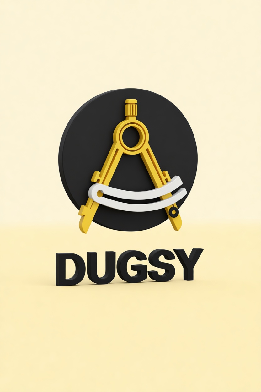 Drafting Compass Logo free 3D printable STL