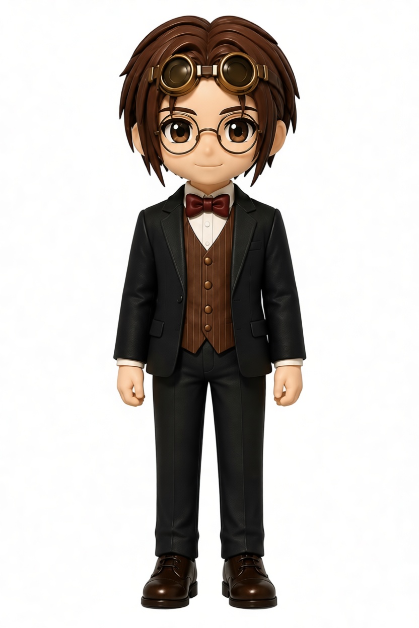 Steampunk Gentleman Figurine free 3D printable STL