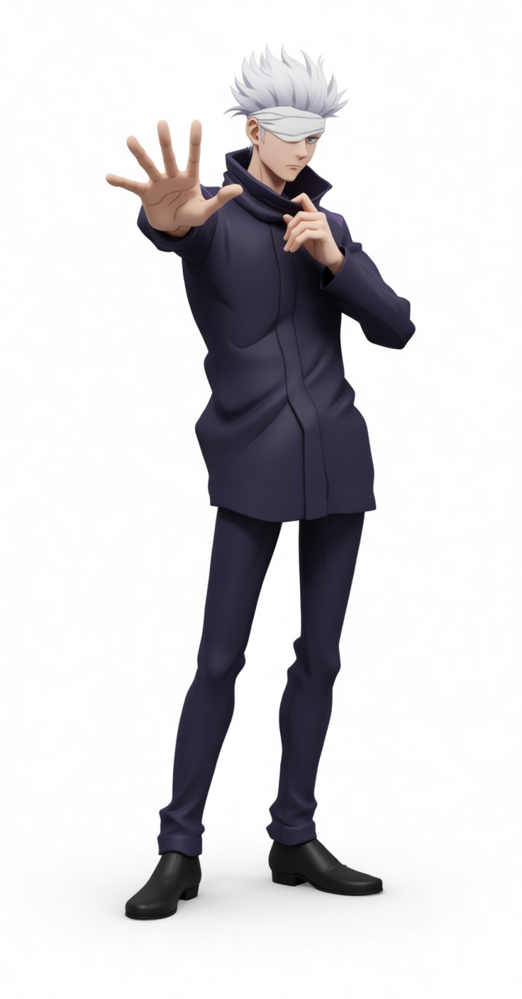 Satoru Gojo Figurine free 3D printable STL