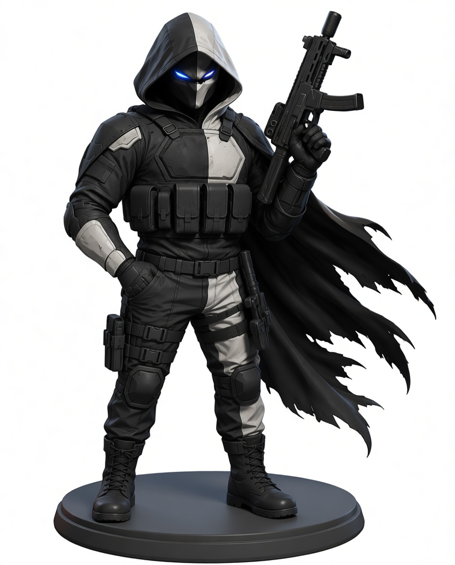 Moon Knight Figurine free 3D printable STL
