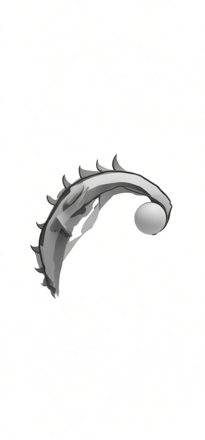 Dragon Claw Pendant free 3D printable STL
