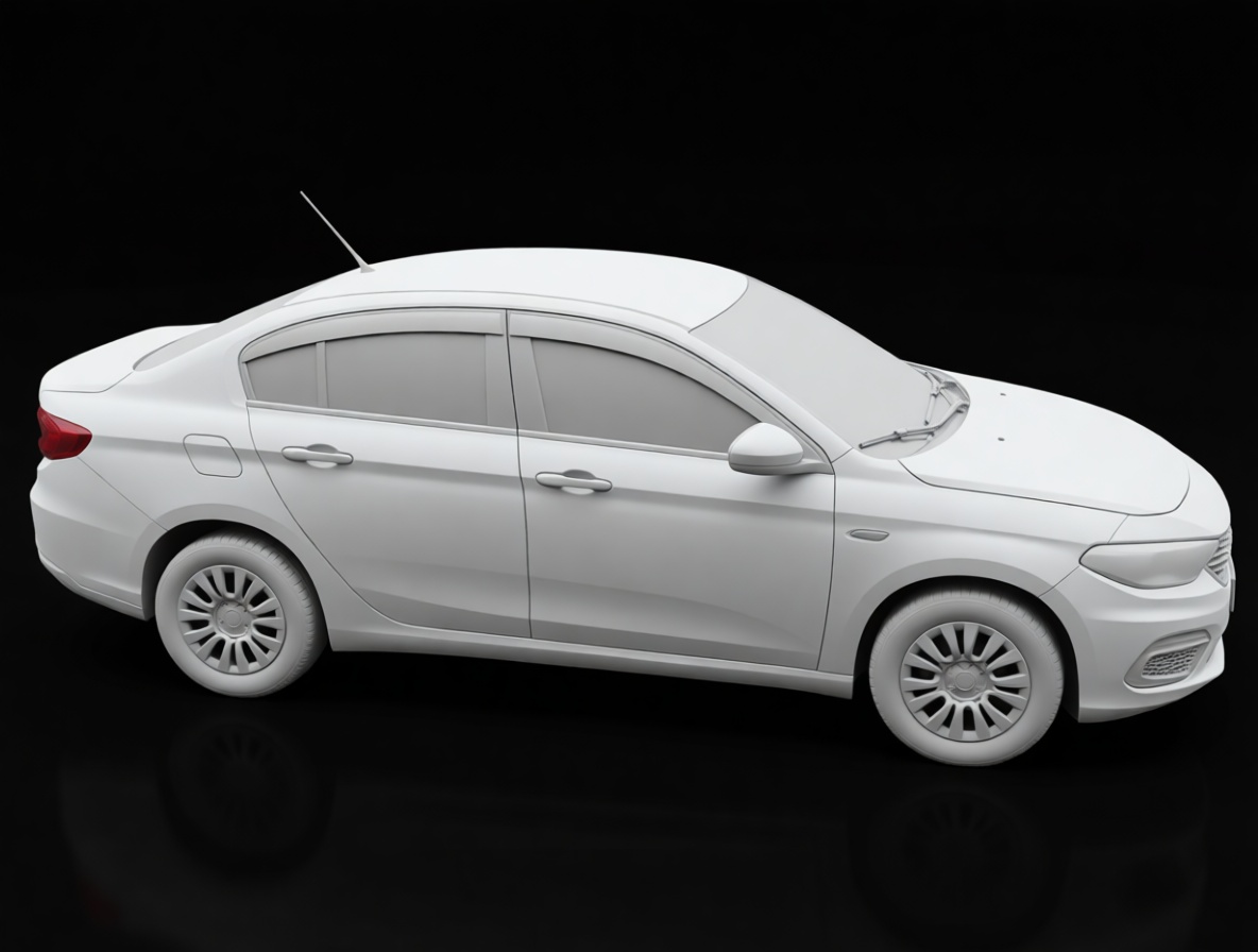 Fiat Tipo Sedan Model free 3D printable STL