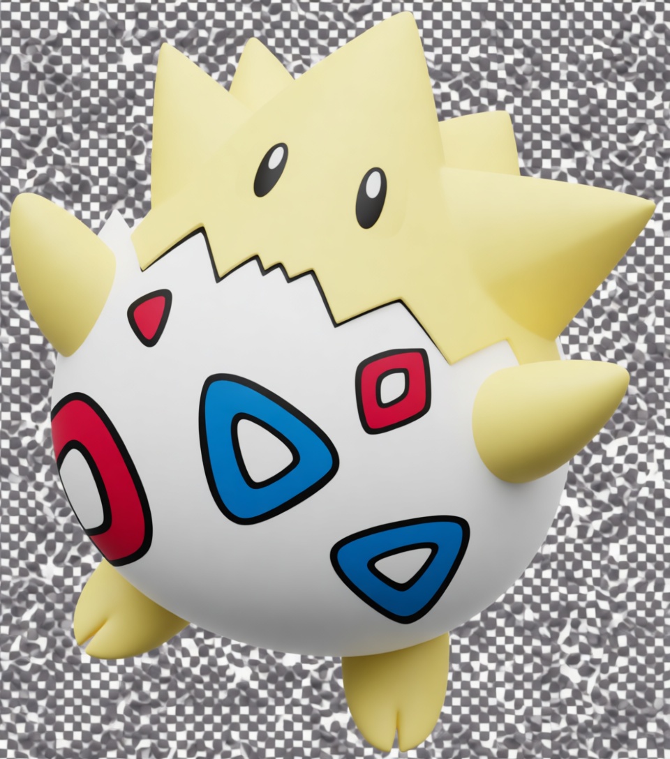 Togepi Pokemon Figurine free 3D printable STL