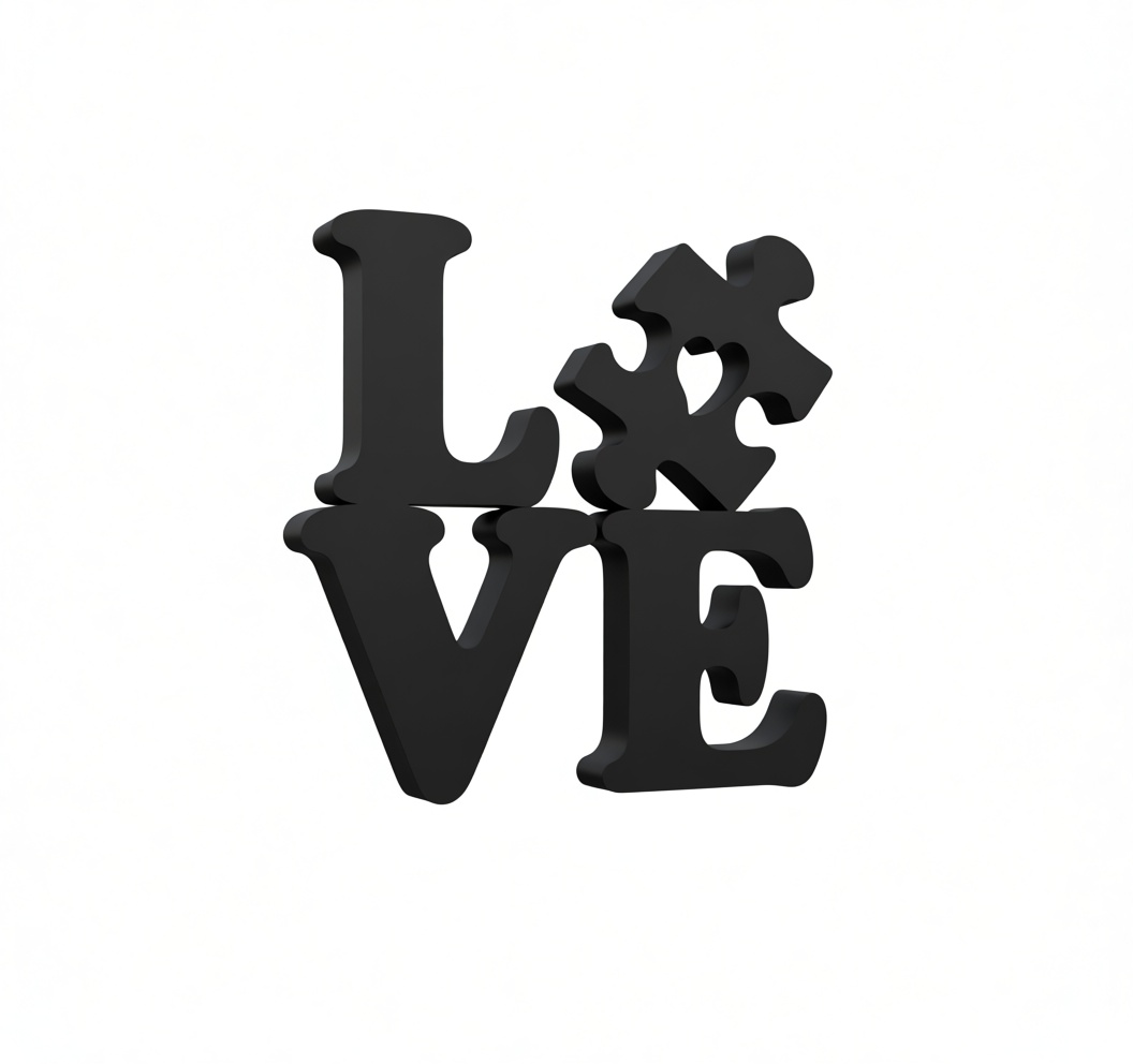 Love Puzzle Sculpture free 3D printable STL