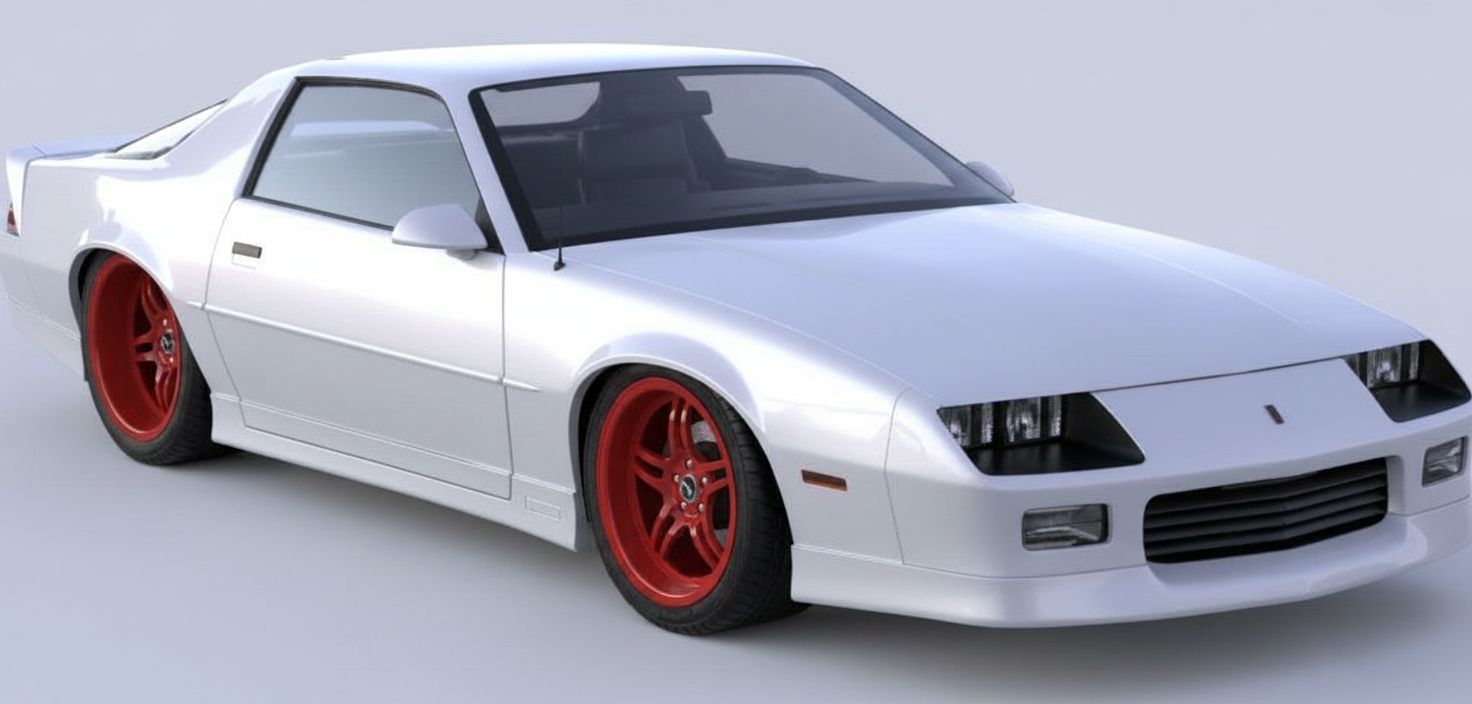 Chevrolet Camaro IROC-Z Model free 3D printable STL