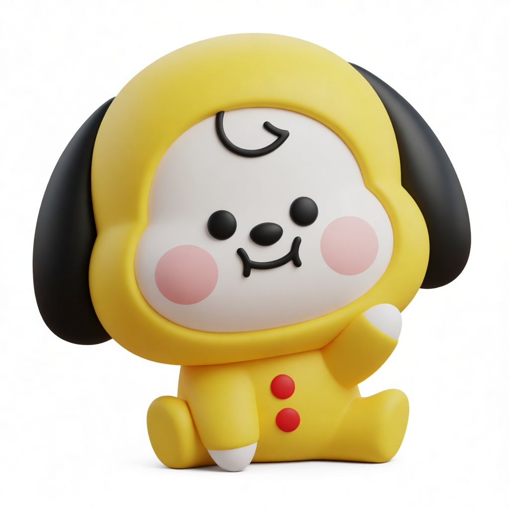 Chimmy BT21 Figurine free 3D printable STL