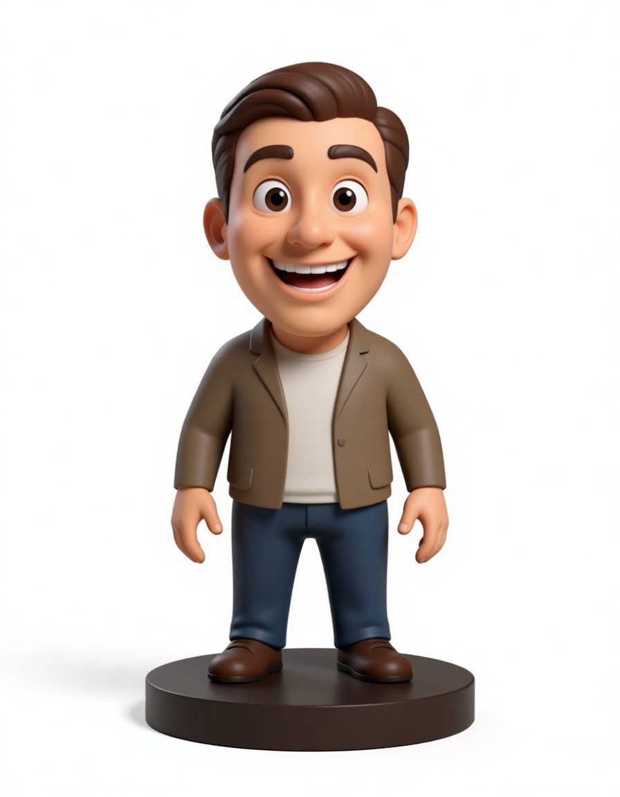 Smiling Man Figurine free 3D printable STL