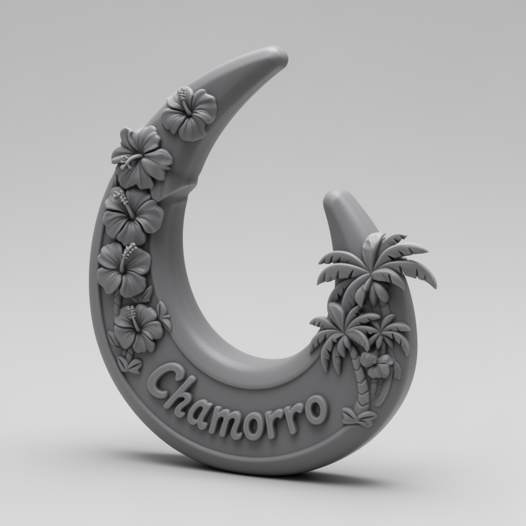 Hawaiian Hook Ornament free 3D printable STL