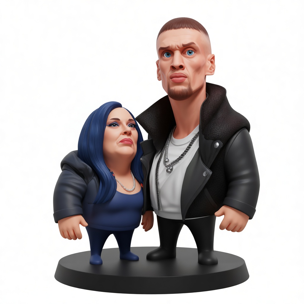 Salvatore and Maggie Figurines free 3D printable STL