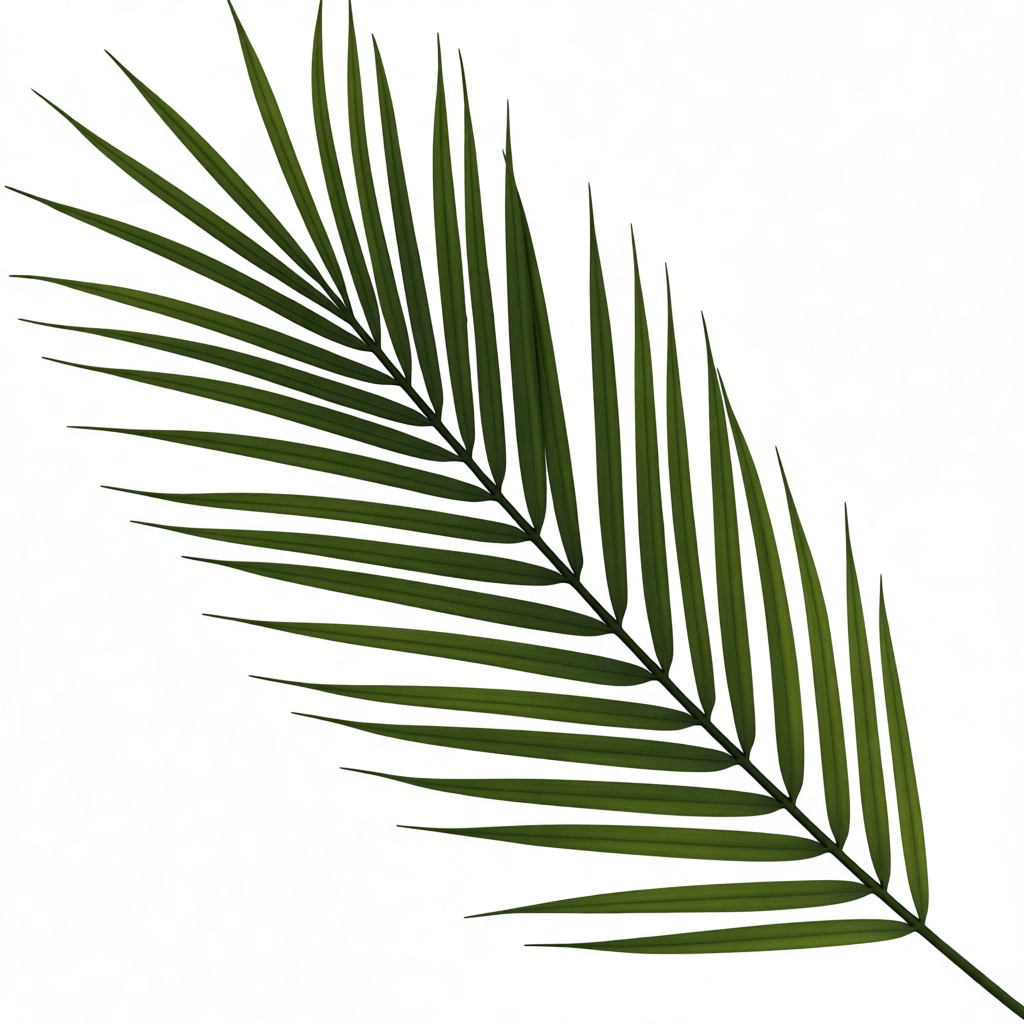 Palm Leaf Model free 3D printable STL