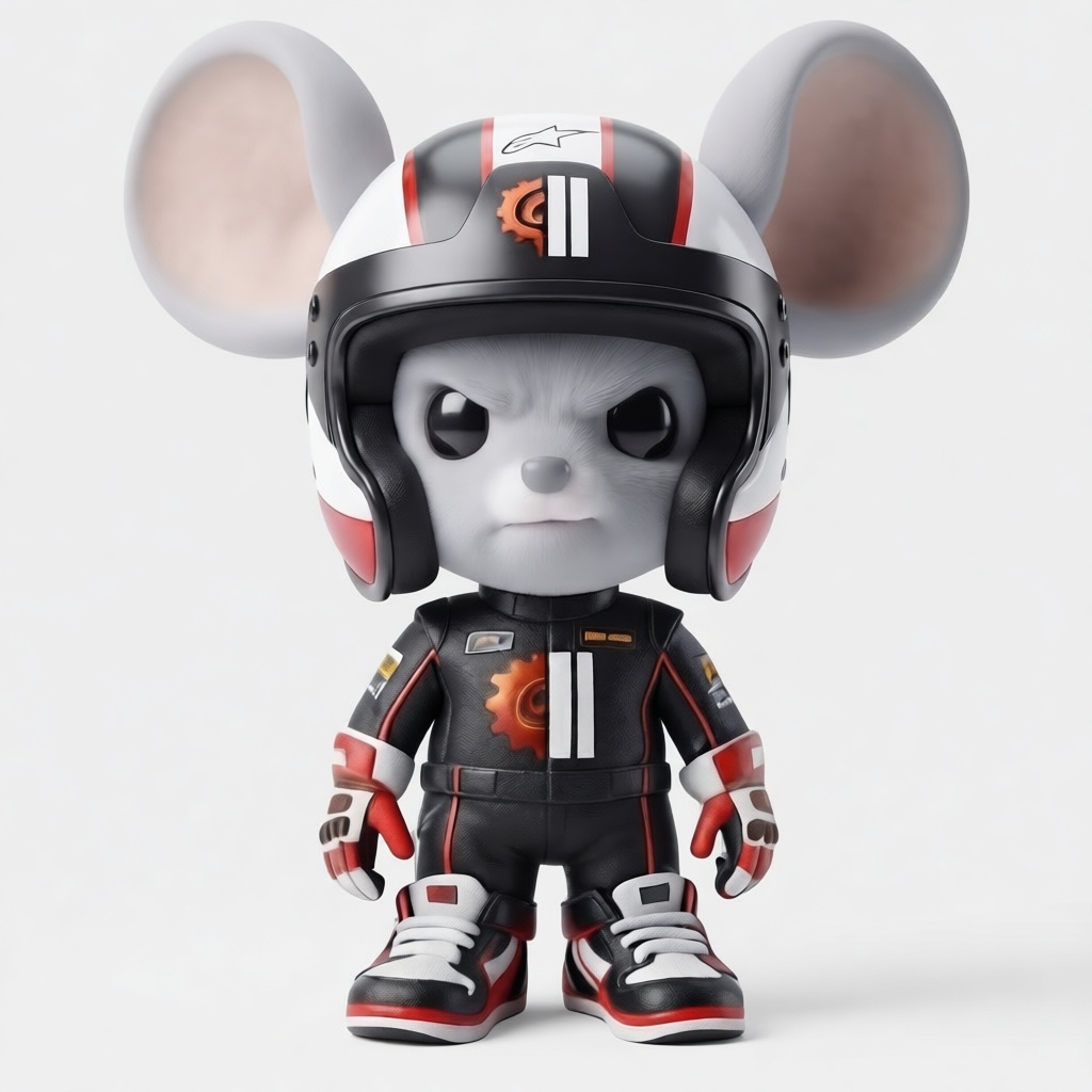 Racing Mouse Figurine free 3D printable STL