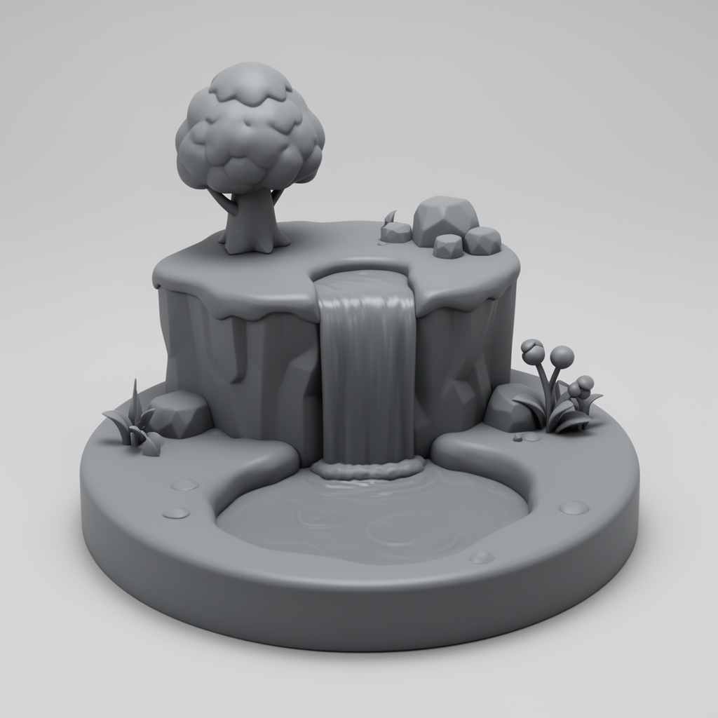 Super Mario Diorama Model free 3D printable STL