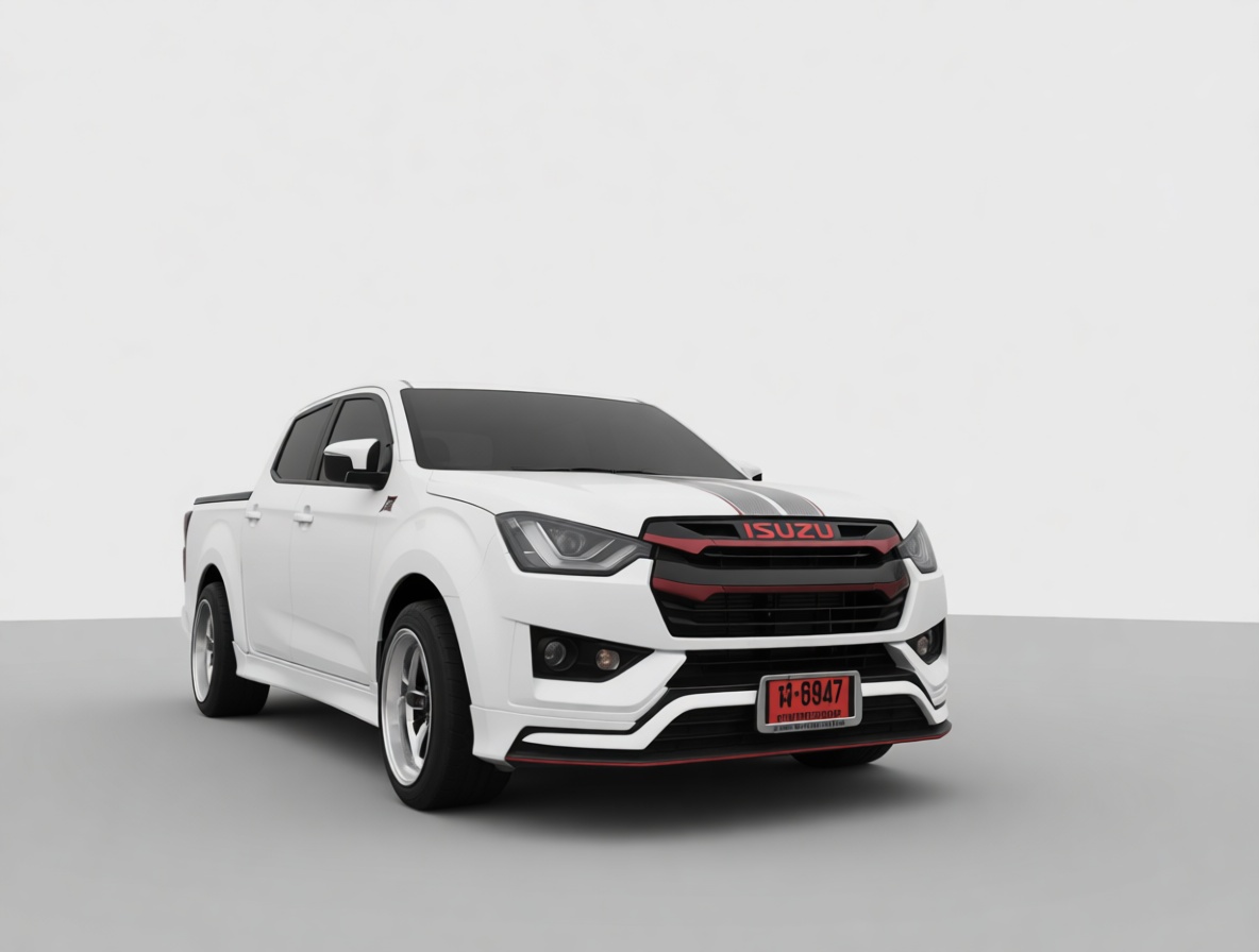 Isuzu D-Max Pickup Model free 3D printable STL