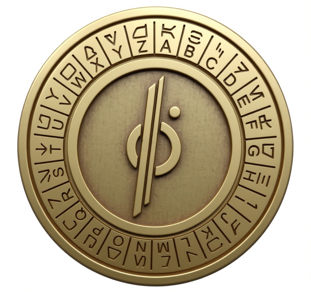 Aurebesh Alphabet Disc free 3D printable STL