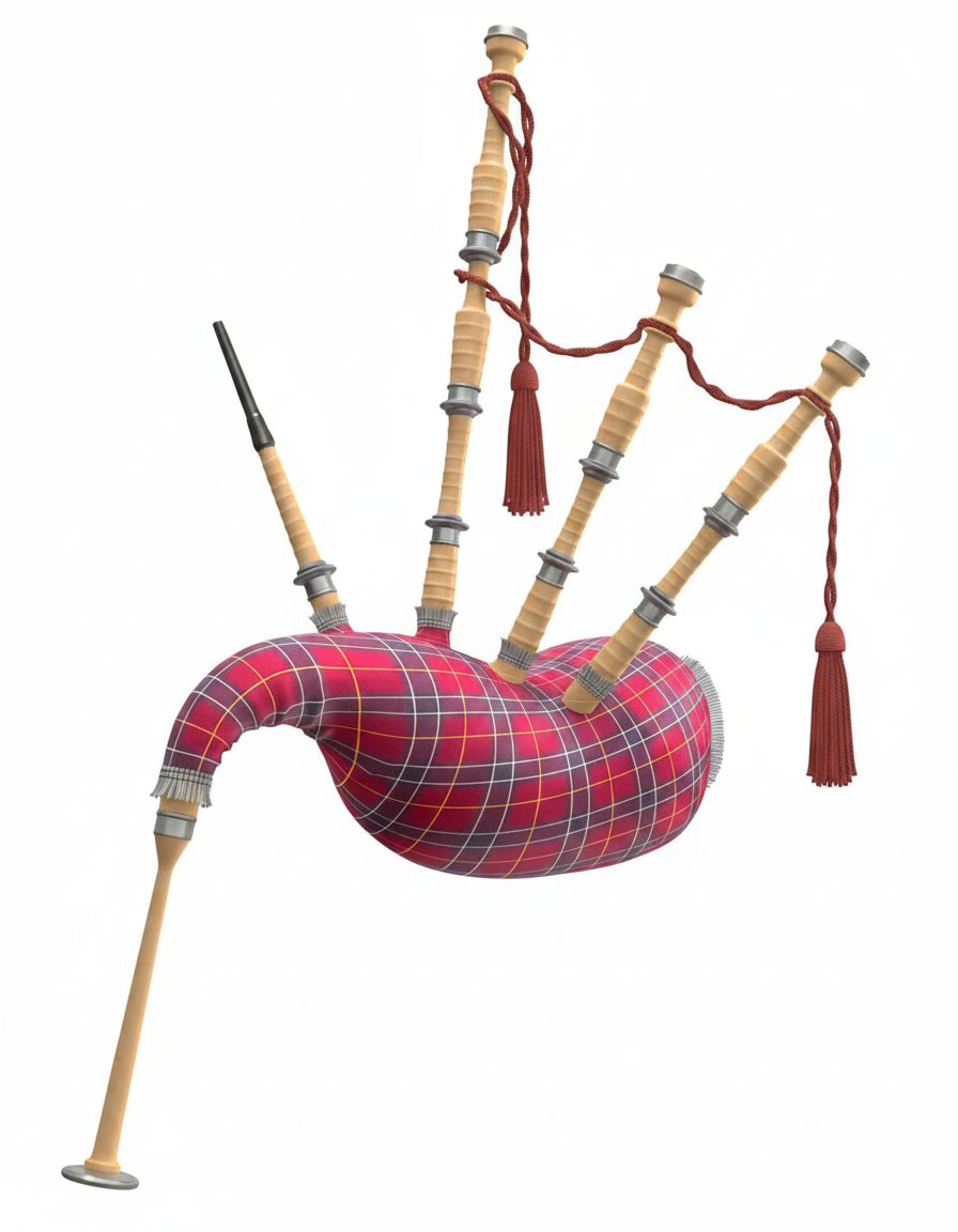 Scottish Bagpipe Model free 3D printable STL