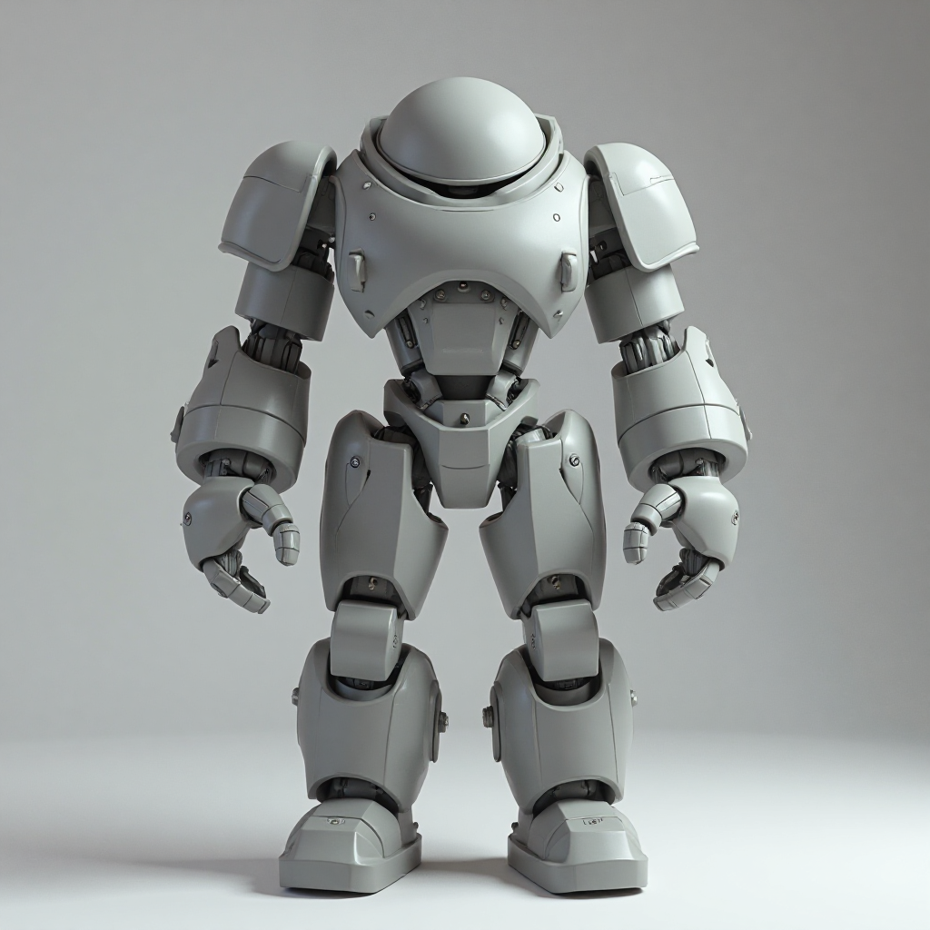 Chunky Robot Figurine free 3D printable STL