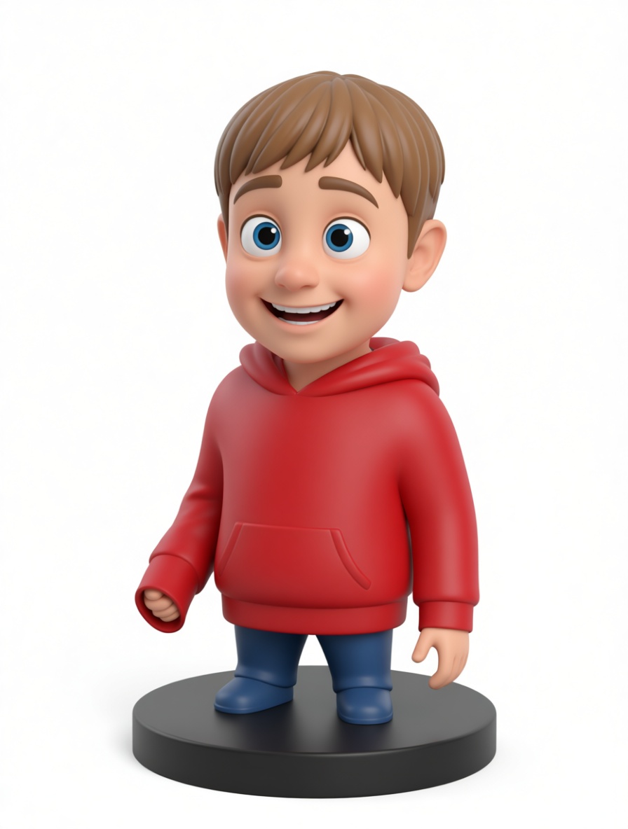 Smiling Boy Figurine free 3D printable STL