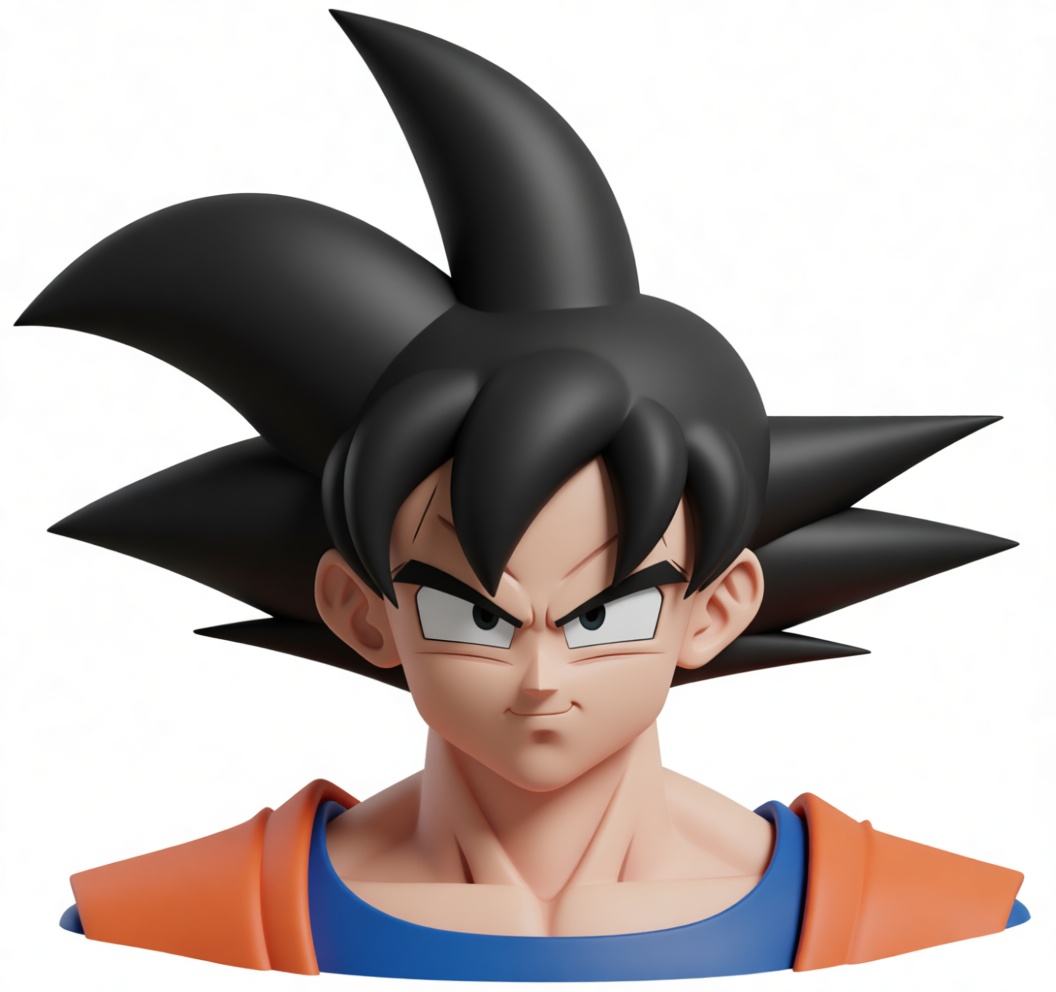 Goku Bust free 3D printable STL