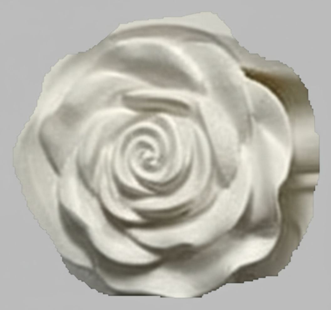 White Rose Ornament free 3D printable STL