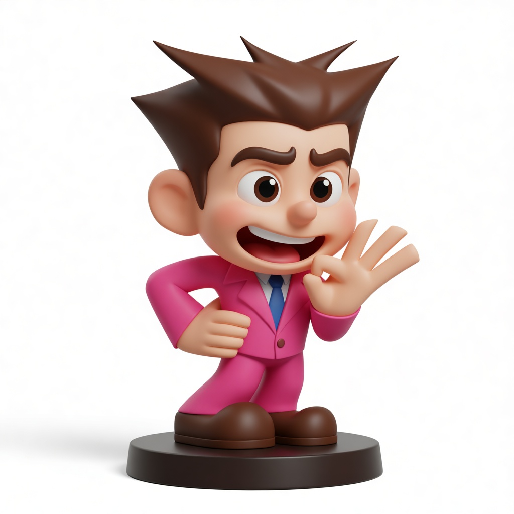 Phoenix Wright Figurine free 3D printable STL