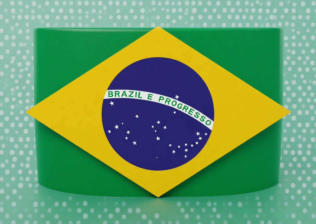 Brazil Flag Sculpture free 3D printable STL
