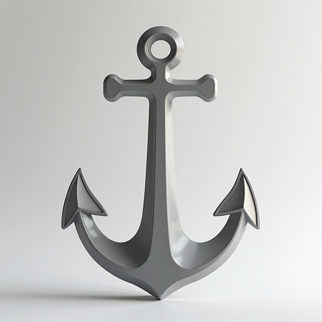 Nautical Anchor Sculpture free 3D printable STL