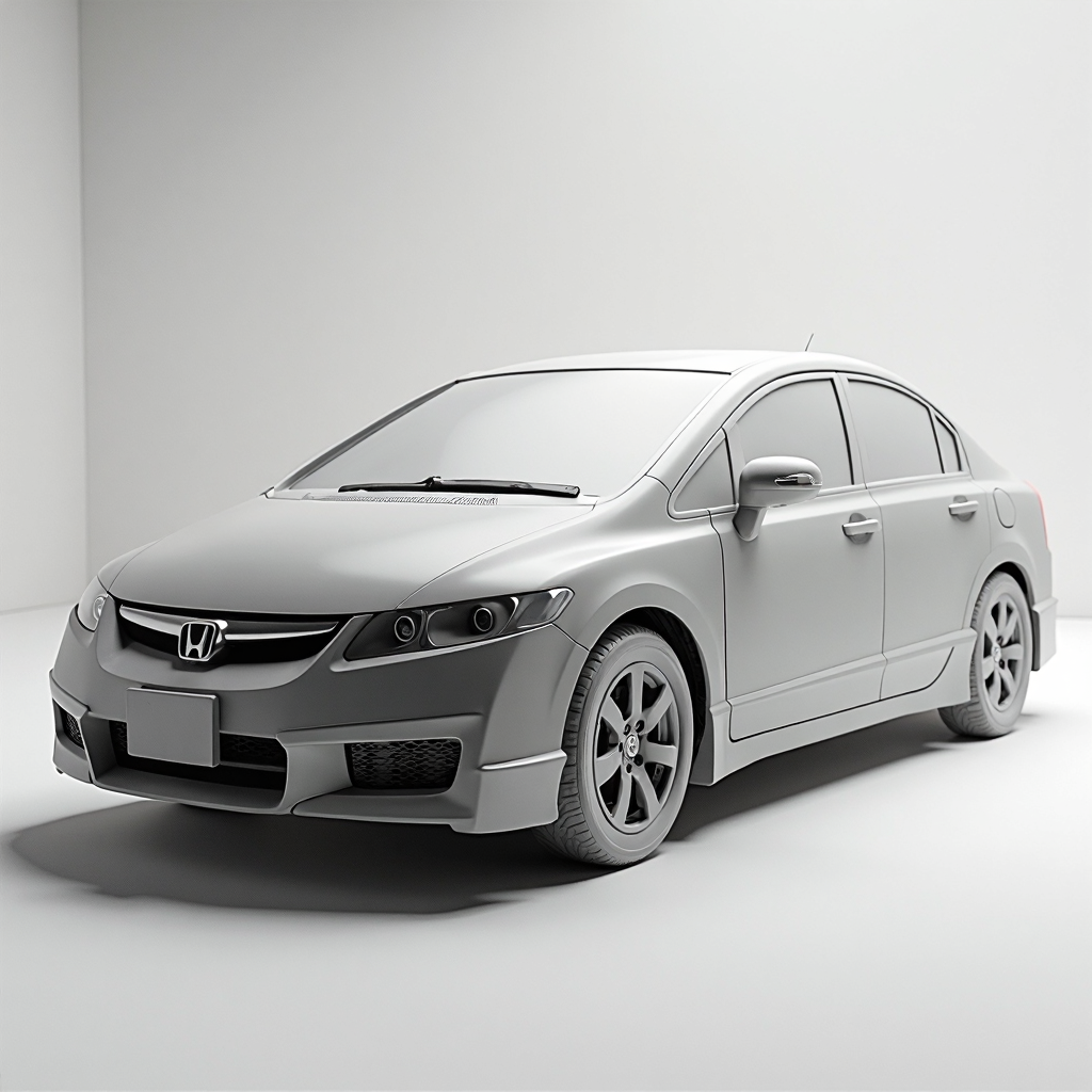 Honda Civic FD6 2009 Model free 3D printable STL