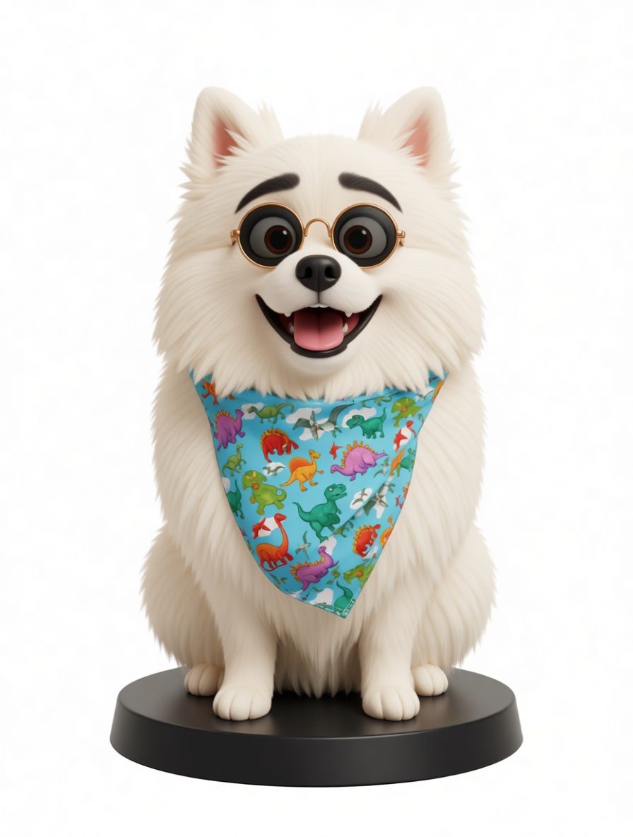 Pomeranian Dog Figurine free 3D printable STL