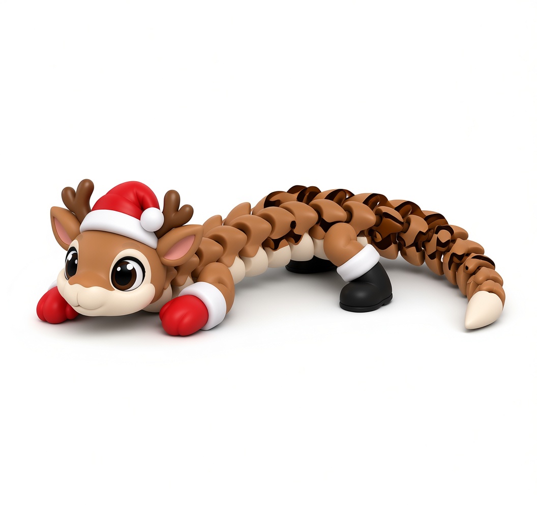 Christmas Armadillo Figurine free 3D printable STL