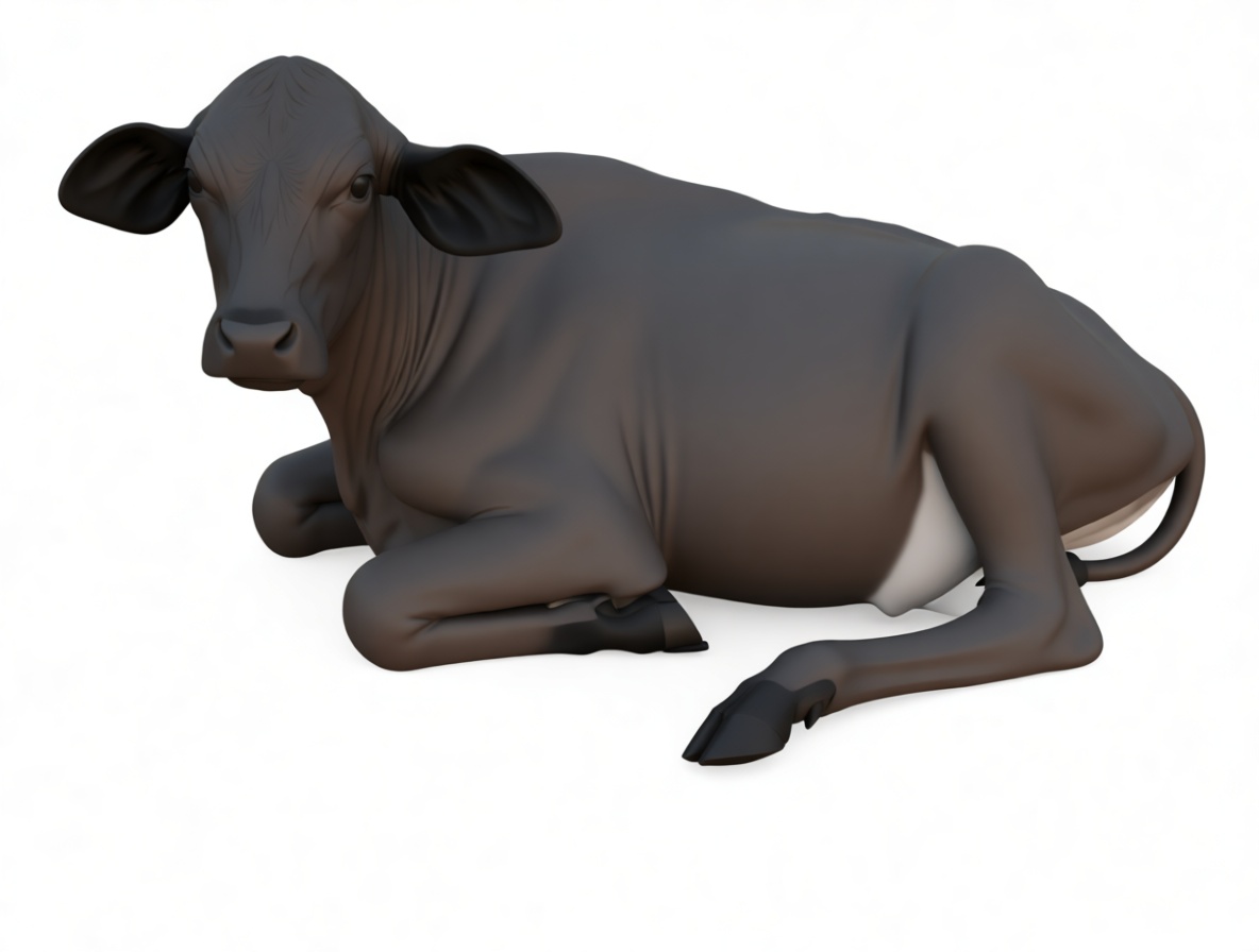 Holstein Cow Figurine free 3D printable STL