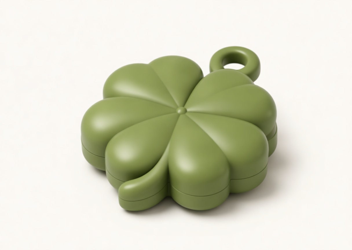 Four Leaf Clover Pendant free 3D printable STL