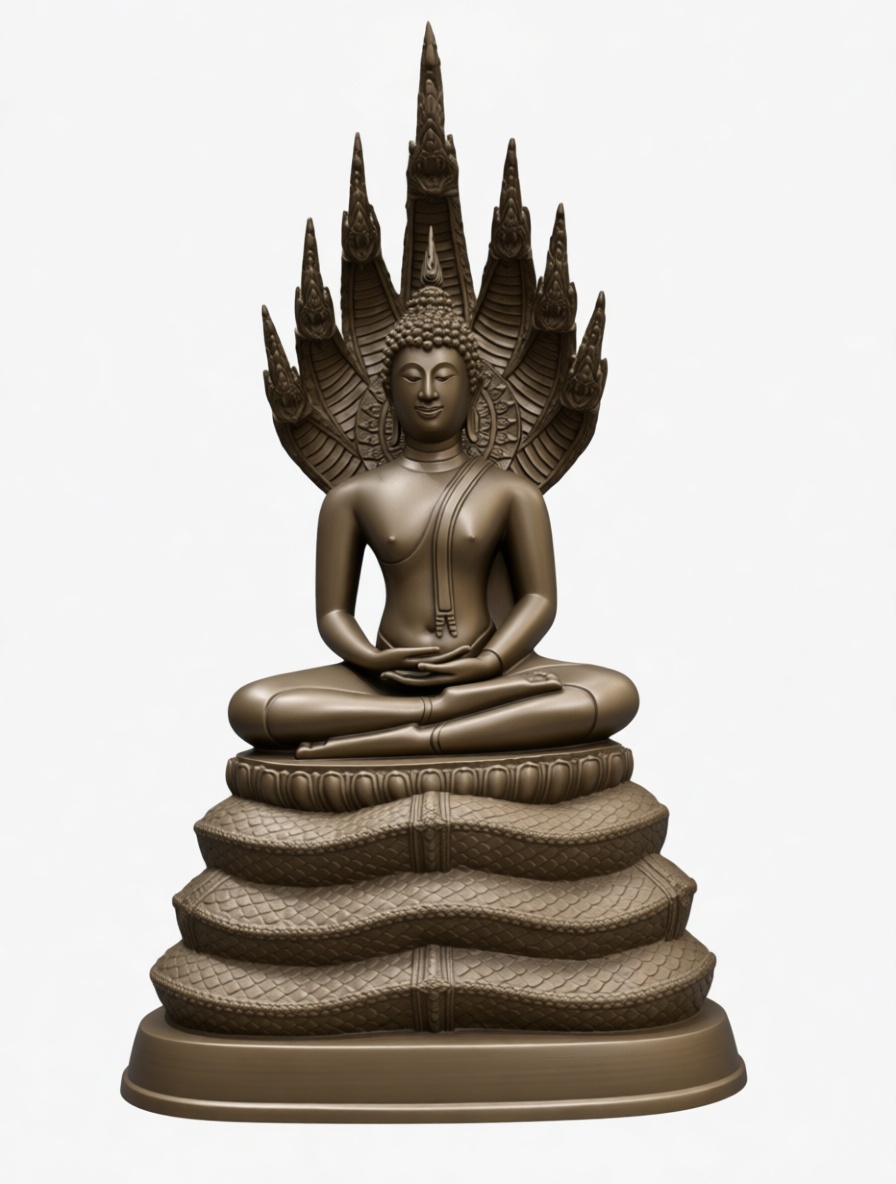 Buddha Naga Statue free 3D printable STL