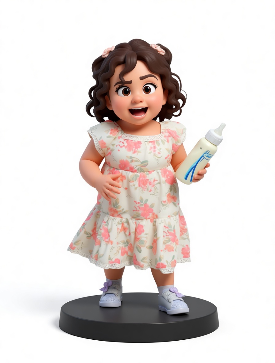 Toddler Girl Figurine free 3D printable STL
