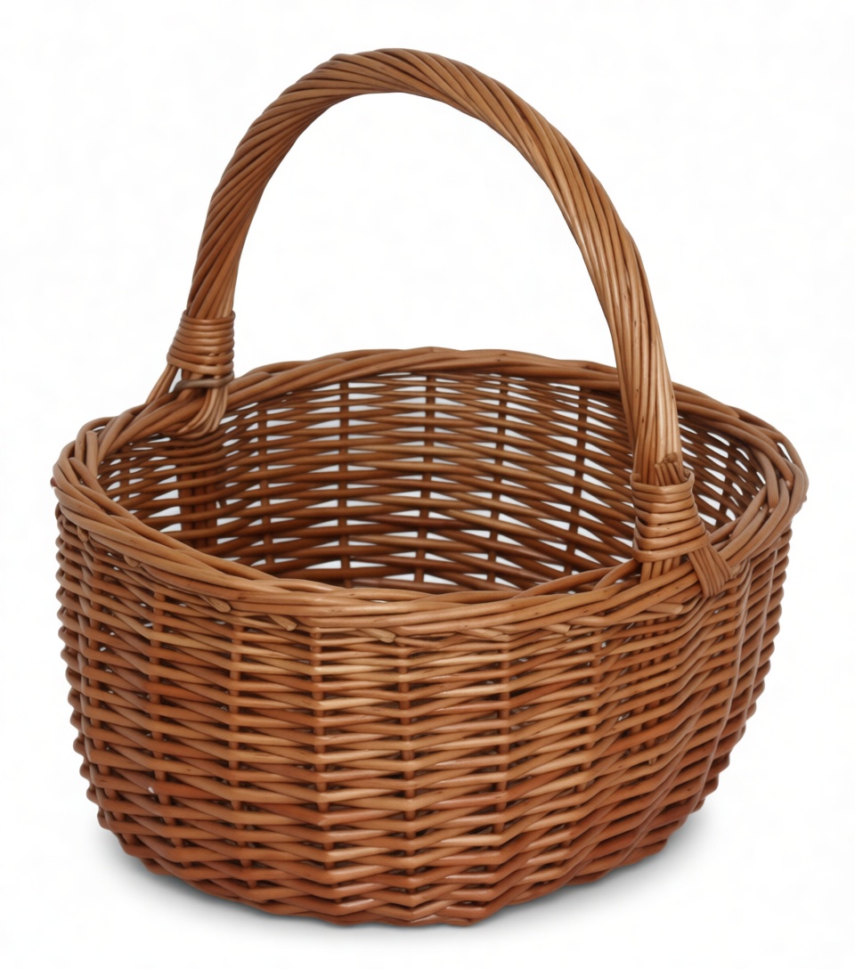 Wicker Basket Model free 3D printable STL