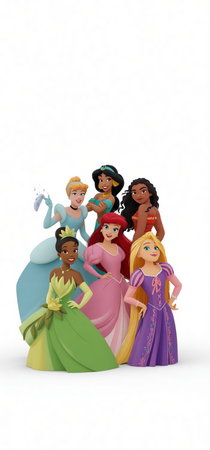 Disney Princess Figurines free 3D printable STL