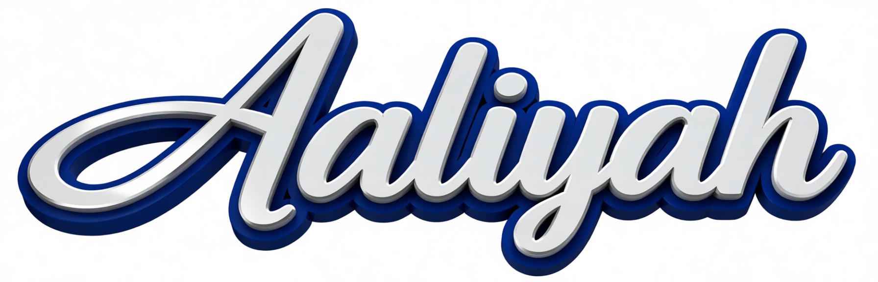 Alaiyah Nameplate Model free 3D printable STL