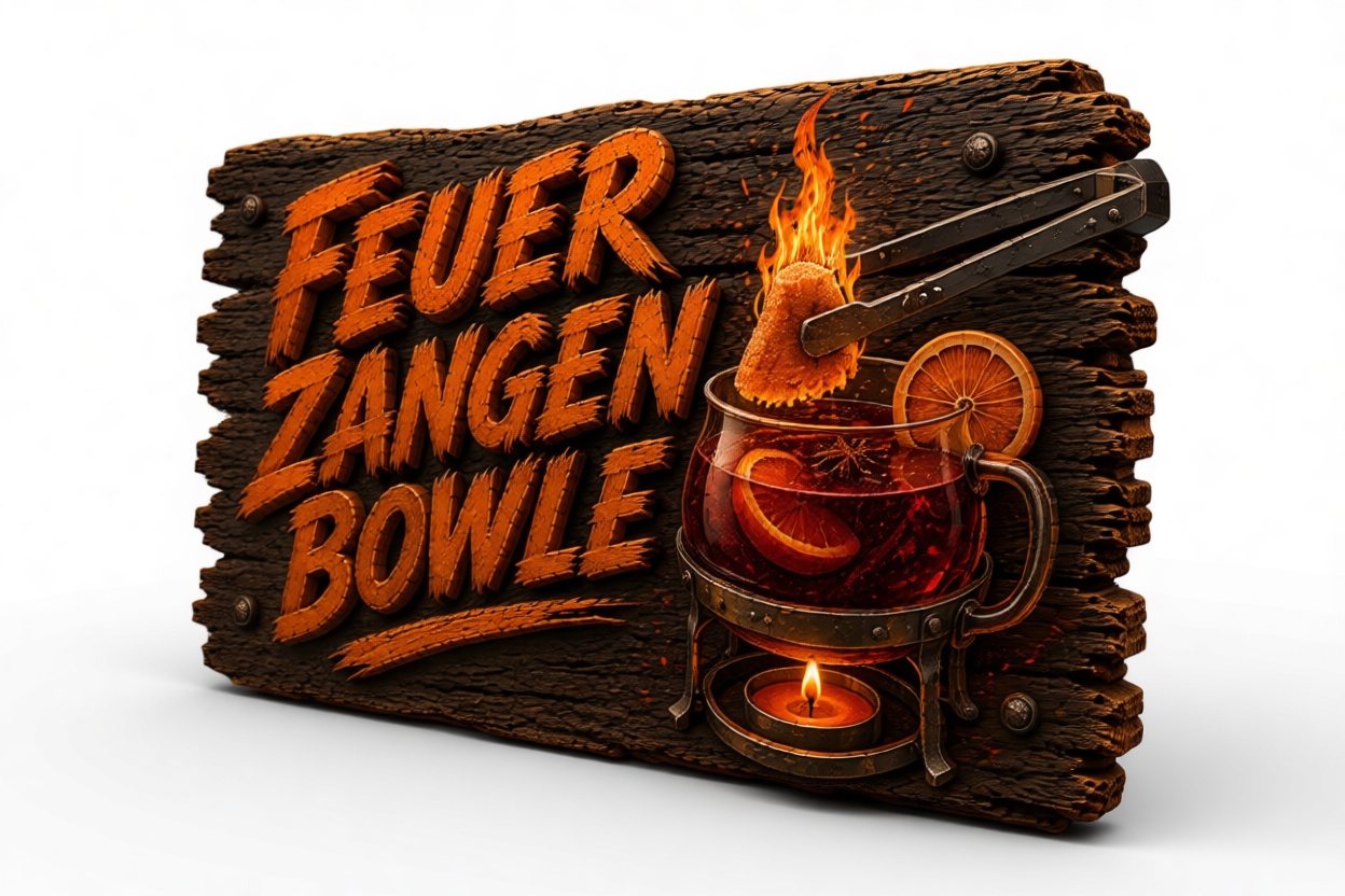 Feuerzangenbowle Sign Sculpture free 3D printable STL