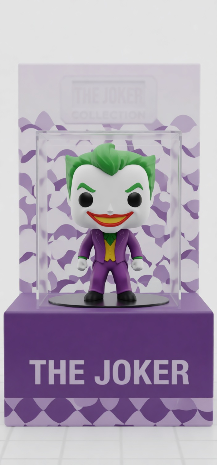 Joker Figurine free 3D printable STL
