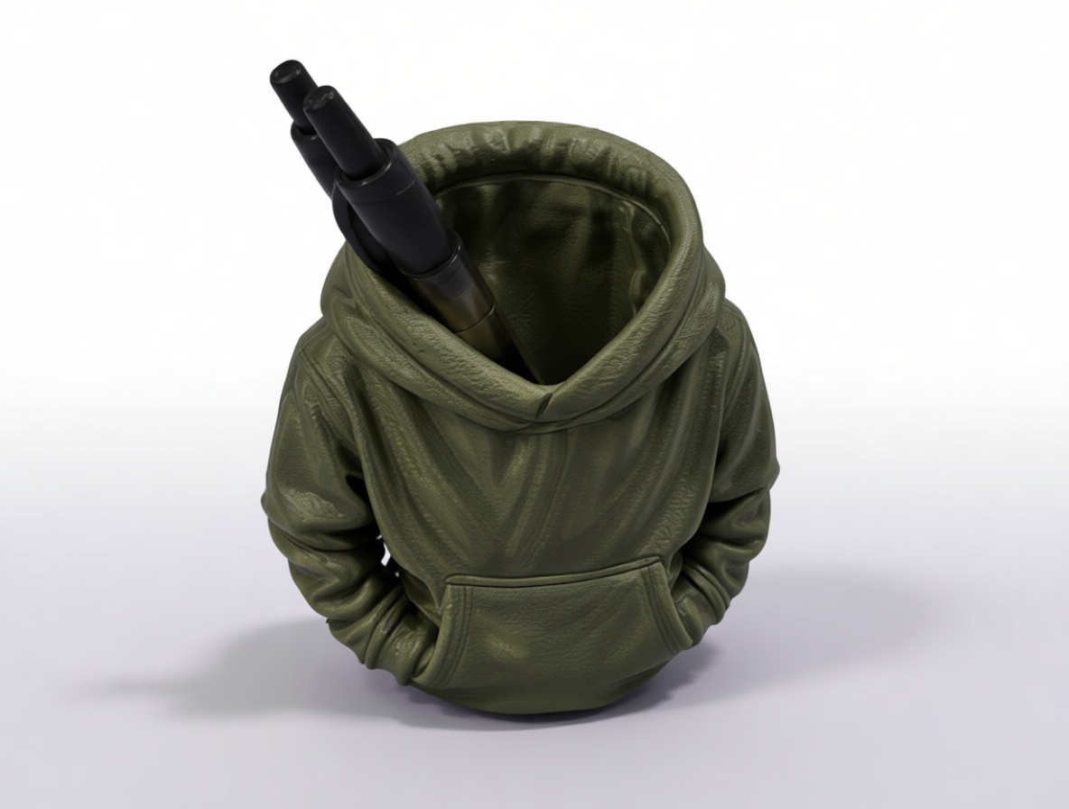 Hoodie Pen Holder free 3D printable STL