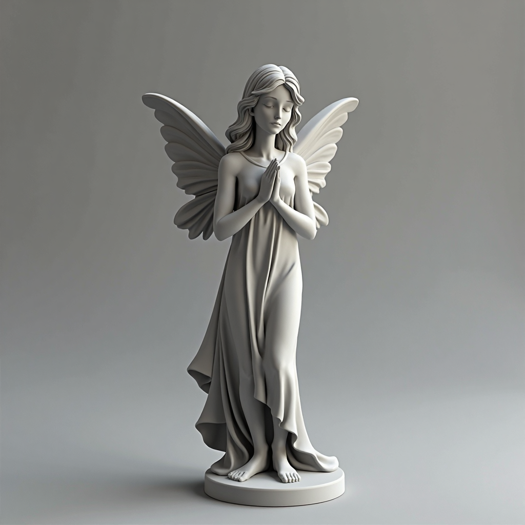 Praying Fairy Figurine free 3D printable STL
