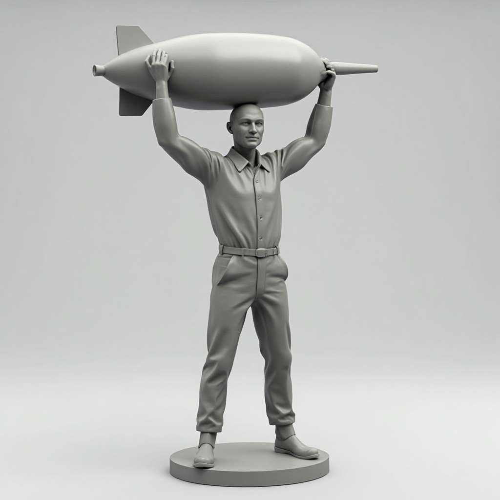 1942 Soldier Figurine free 3D printable STL