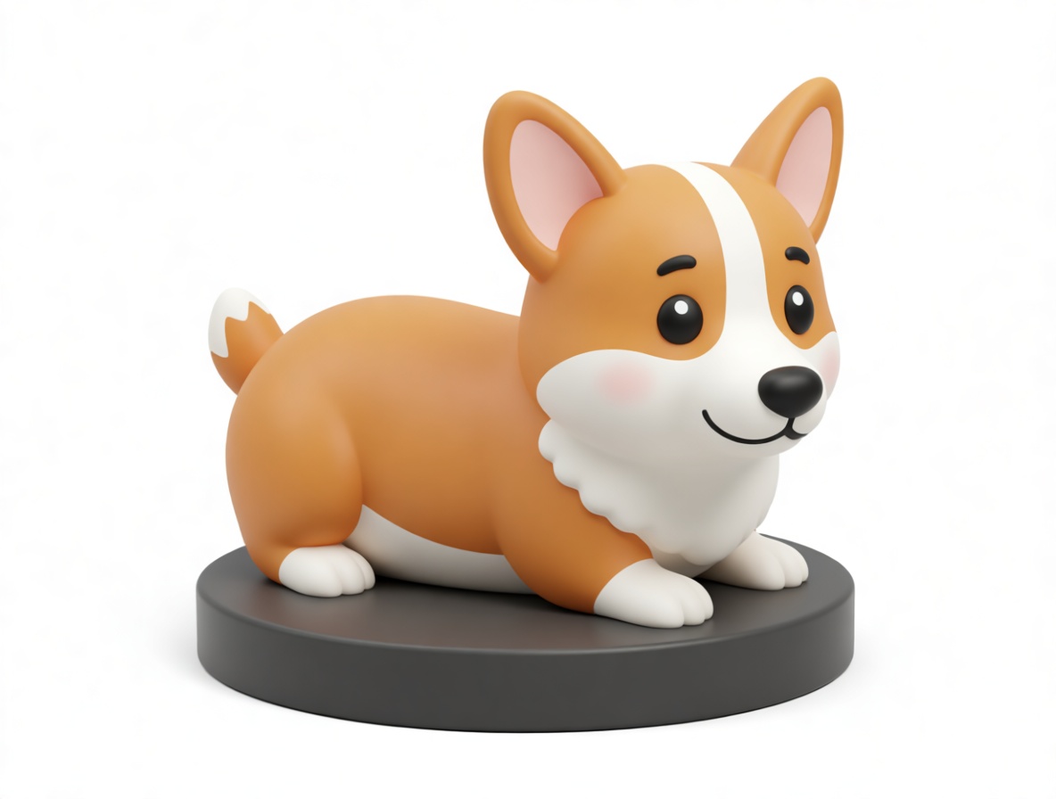 Corgi Dog Figurine free 3D printable STL