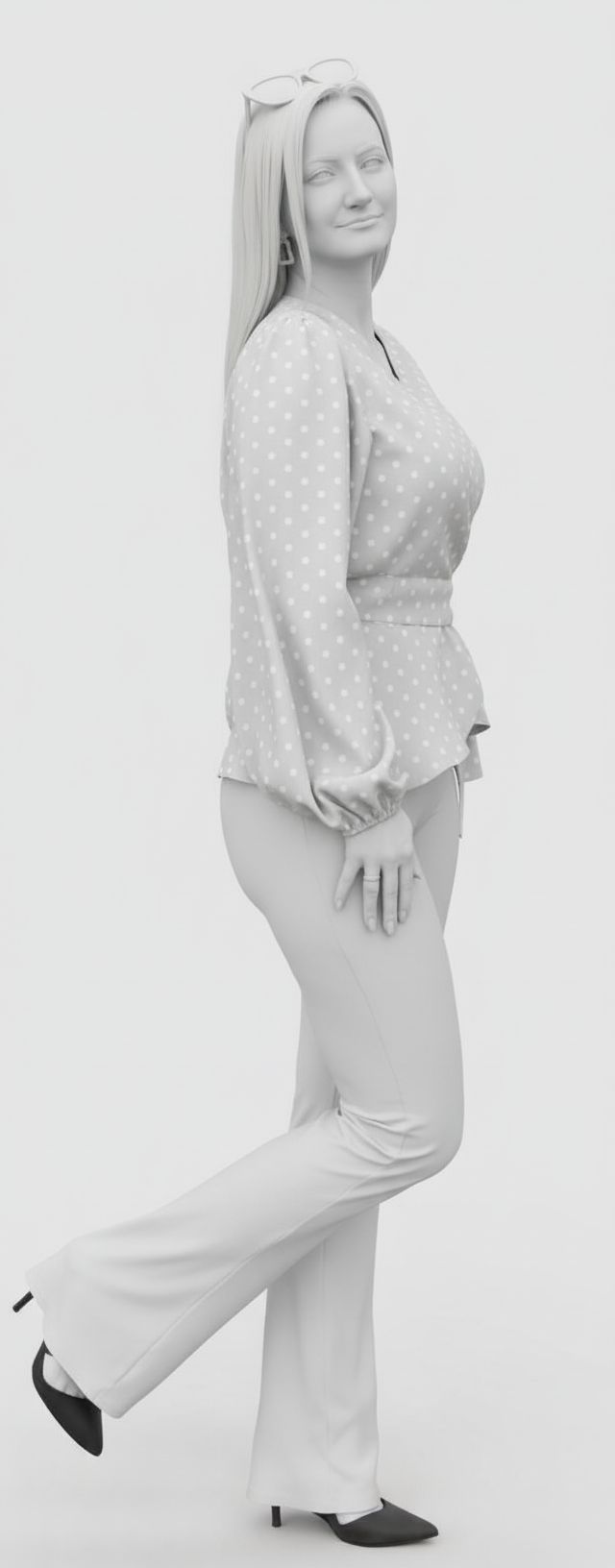 Elegant 3D Model Pose free 3D printable STL