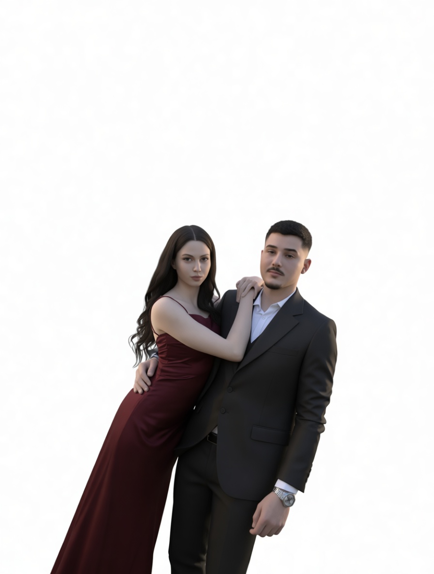 Elegant Couple Figurine free 3D printable STL