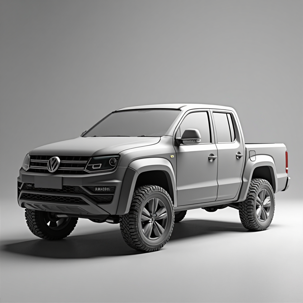 Amarok V6 Keychain Model free 3D printable STL
