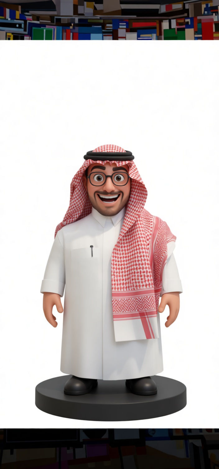Saudi Man Figurine free 3D printable STL
