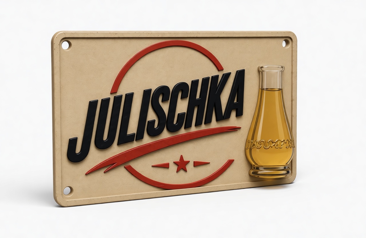 Julischka Logo Plaque free 3D printable STL