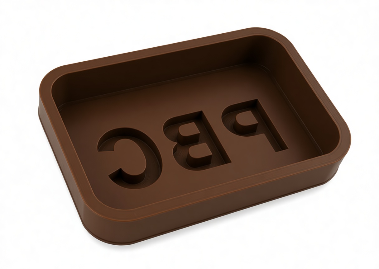 PBC Logo Mold Tray free 3D printable STL