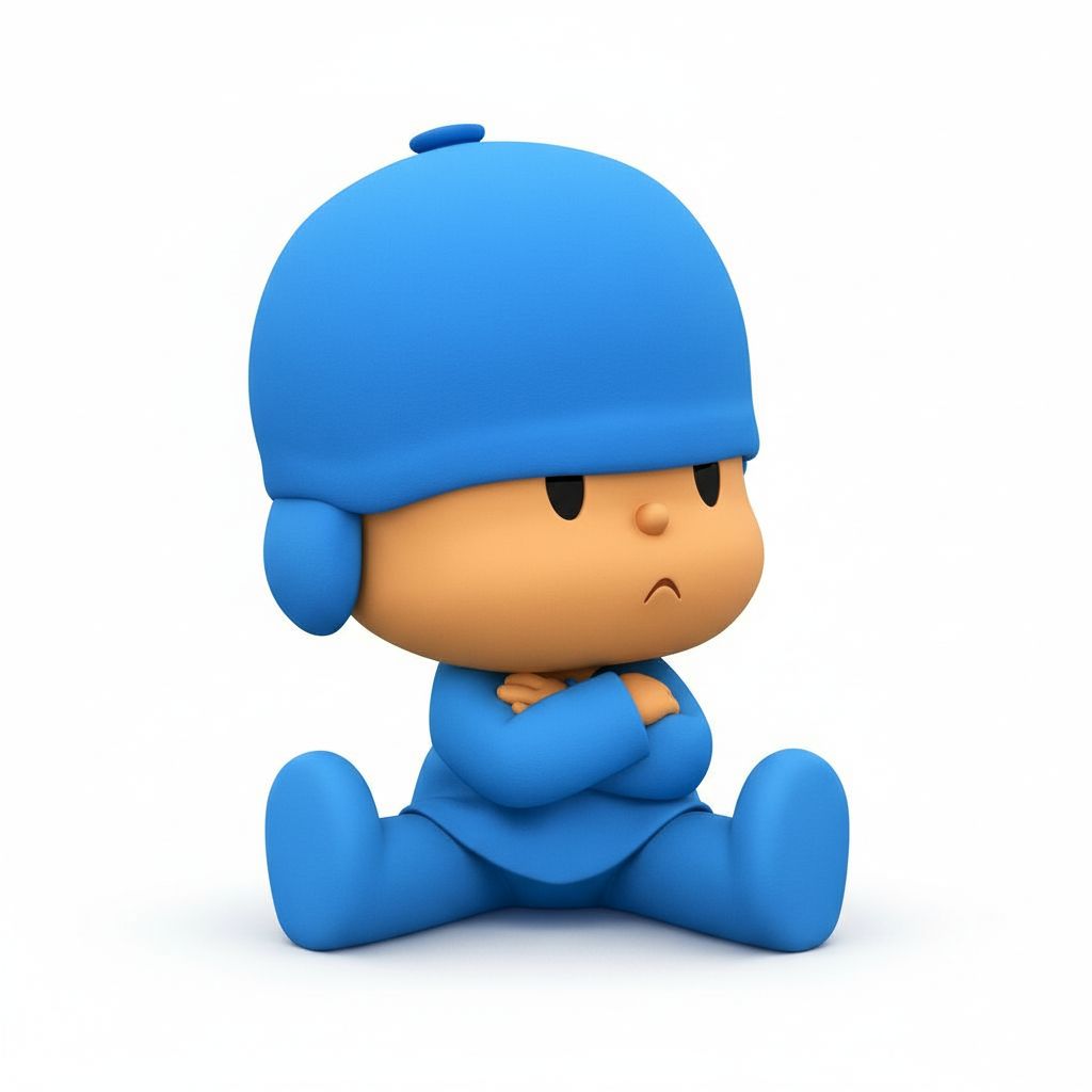 Cute Blue Character free 3D printable STL
